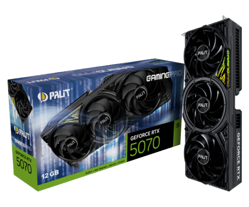 Placa De Video Palit Geforce Rtx 5070 Gamingpro 12ggb 192bits Oc Ne75070019k9-gb2050a