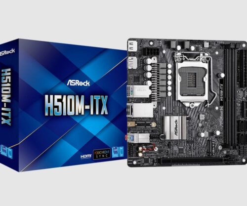Placa Mae Asrock Mini Itx H510m-itx Lga1200 2xddr4 (64gb),pcie X16,4x Sata,m.2 Sata E Nvme, Hdmi, Dp, Usb 2x 3.2, 2x 2.0