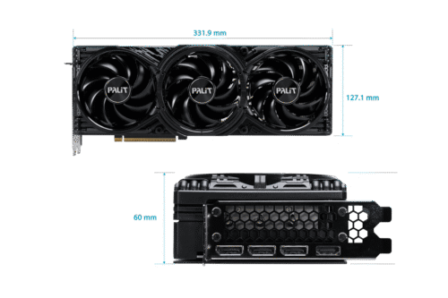 Placa De Video Palit Geforce Rtx 5070 Gamingpro 12ggb 192bits Oc Ne75070019k9-gb2050a - Imagem 3