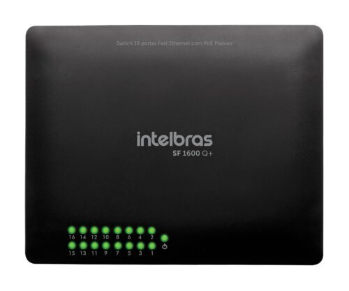 Switch 16 Portas Fast 10/100 Ethernet Sf 1600 Q+ 4760033