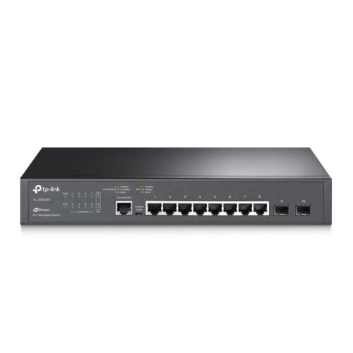 Switch Gerenciavel Gigabit L2+ 8 Portas C/ 2 Slots Sfp Jetstream Tl-sg3210 Smb - Imagem 2