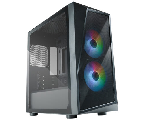 Gabinete Cooler Master Cmp 320 Lateral De Vidro - 2 Fans Argb De 120 Mm - Preto - Cp320-kgnn-s00