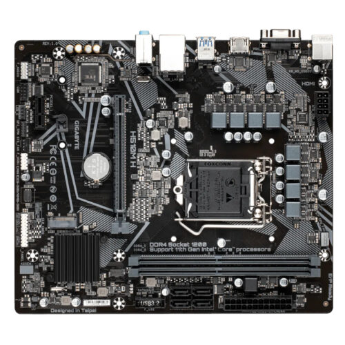 Placa-mãe Gigabyte H510m H V2 Micro Atx, Lga1200, 2xddr4 64gb, 2xusb 3.2, 4xusb 2.0, 1x D-sub, 1x Hdmi - Imagem 2