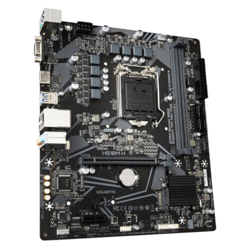 Placa-mãe Gigabyte H510m H V2 Micro Atx, Lga1200, 2xddr4 64gb, 2xusb 3.2, 4xusb 2.0, 1x D-sub, 1x Hdmi - Imagem 3