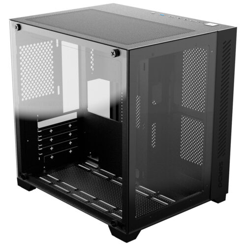 Gabinete Gamer Forcefield Black Vulcan - Frontal E Lateral Em Vidro - Pcyes - Gffbvp - Imagem 2