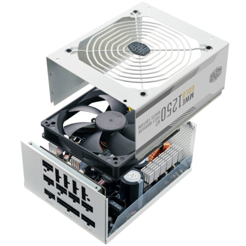 Fonte Cooler Master Mwe Gold V2 Fm 1250w 80 Plus Gold Atx3.0 White Edition - Mpe-c501-afcag-3gwo - Imagem 2