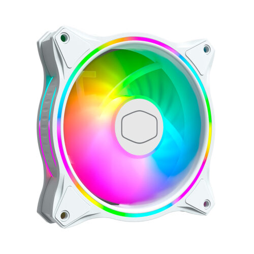 Fan Para Gabinete Masterfan Mf120 Halo - Rgb - 120mm - 3 Unidades - Branco - Mfl-b2dw-183pa-r1 - Imagem 4