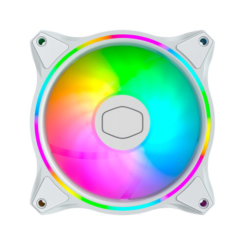 Fan Para Gabinete Masterfan Mf120 Halo - Rgb - 120mm - 3 Unidades - Branco - Mfl-b2dw-183pa-r1 - Imagem 6
