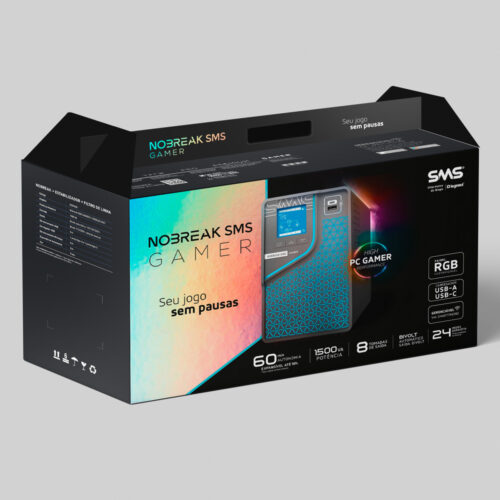 Nobreak Gamer Senoidal 1500va Entrada Bivolt E Saida 115 Ou 220v Regulagem Manual E Gerenciamento Wi-fi 29600 - Imagem 4