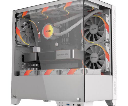 Gabinete Gamer Forcefield Twr White Ghost- Gfftwrwg