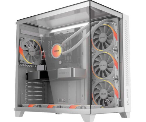 Gabinete Gamer Forcefield Max White Ghost - Gffmaxwg
