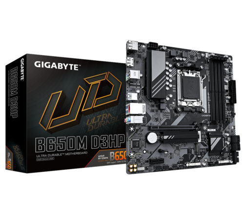 Placa Mae Gigabyte Amd B650m D3hp (rev. 1.0) Am5, 4xddr5 Dimm 192gb, Hdmi, Displayport