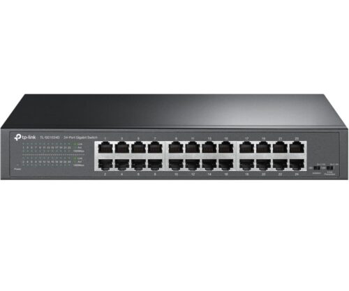 Switch Gigabit 24 Portas 10/100/1000 Mesa Ou Montavel Em Rack Nao Gerenciavel Tl-sg1024d Nacional Smb