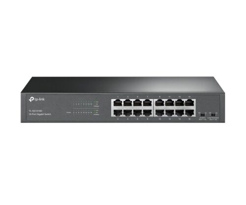 Switch Gigabit 16 Portas 10/100/1000 Nao Gerenciavel Tl-sg1016d Nacional Smb