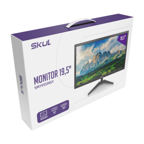Monitor Skul 19,5" Office Led 5ms Hdmi+vga - Sm1955msy - Imagem 4