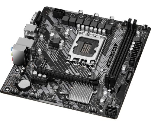 Placa Mãe Asrock H610m-hvs/m.2 R2.0 Lga1700 2xddr4 3200 Dimm 64gb 4xsata3 2xusb3.2 4xusb2.0 Rede Giga 1xm.2/key M 1xhdmi - Imagem 3