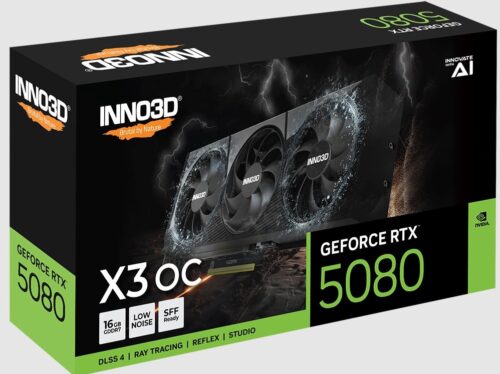 Gpu Inno3d Geforce Rtx  5080 X3 Oc 16gb 256-bit N50803-16d7x-17603930 - Imagem 3