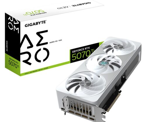Geforce Rtx 5070 Ti Aero Oc 16g 256bits Gddr7 Gv-n507taero Oc-16gd