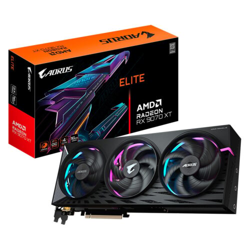 Gpu Gigabyte Amd Radeon Rx 9070 Xt Elite 16g 256bits Gddr6 Gv-r9070xtaorus E-16gd