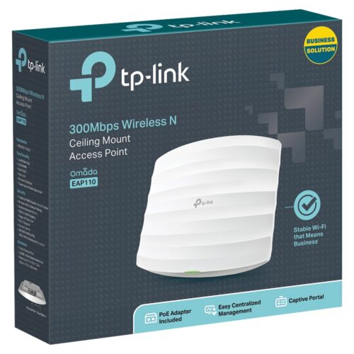 Access Point Wireless N 300mbps Montável Em Teto Eap110 Smb - Imagem 8