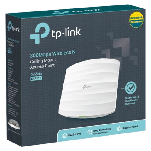 Access Point Wireless N 300mbps Montável Em Teto Eap115 Smb - Imagem 5