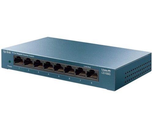 Switch Gigabit De Mesa Com 8 Portas 10/100/1000 Ls108g Smb
